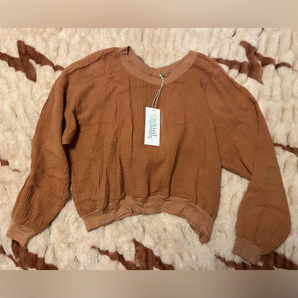 New Aquarius Cocktail Slouchy Shirt Small - Picture 1 of 2
